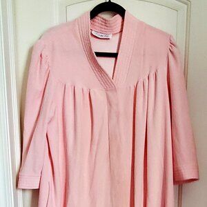 Vanity Fair Women's Long robe, Pink,XL